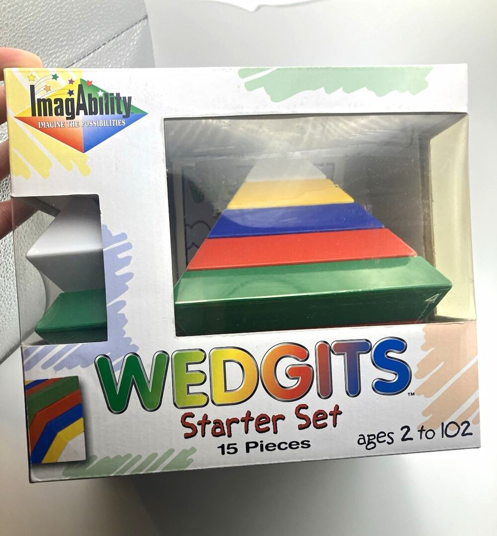 ImagAbility WEDGiTS Starter Set Interlocking Blocks 15pc Plastic Age 2+ MPN 0015